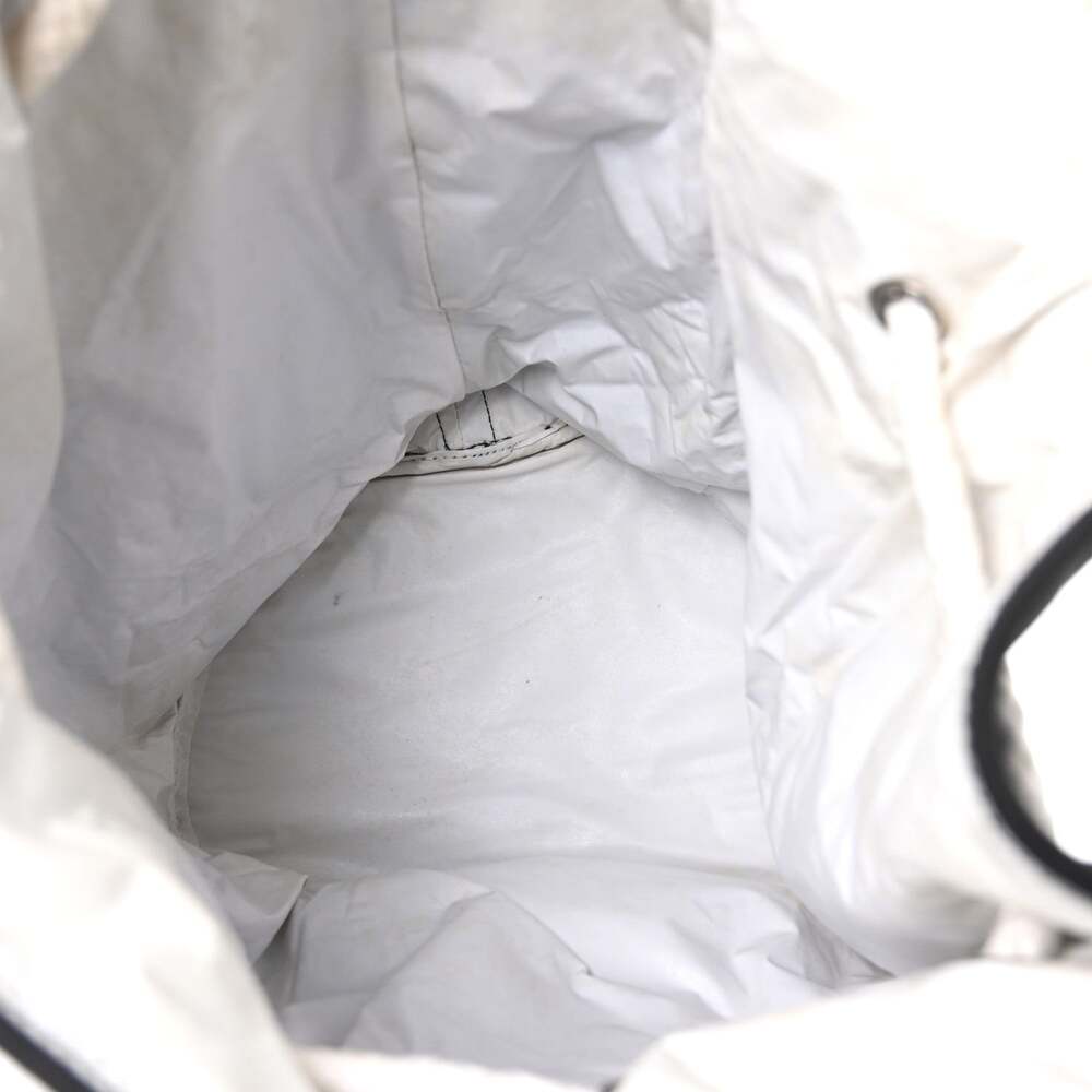 Canvas Drawstring Backpack Black White #199996c58b - image 5